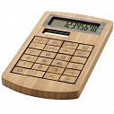 Calculatoare promotionale din lemn, cu baterie solara - 12342800