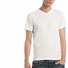 Tricouri promotionale cu guler in V si maneci scurte pentru barbati - Men Shape TM235
