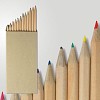 Set de 12 creioane colorate in cutie din carton - S26403