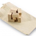 Cuburi puzzle promotionale compuse din 7 piese din lemn - KC2585